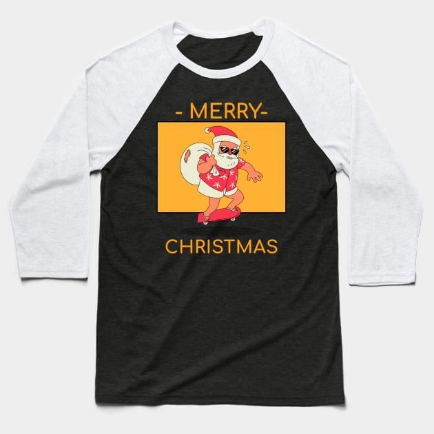 Australian Christmas Baseball T-Shirt by ZenCloak